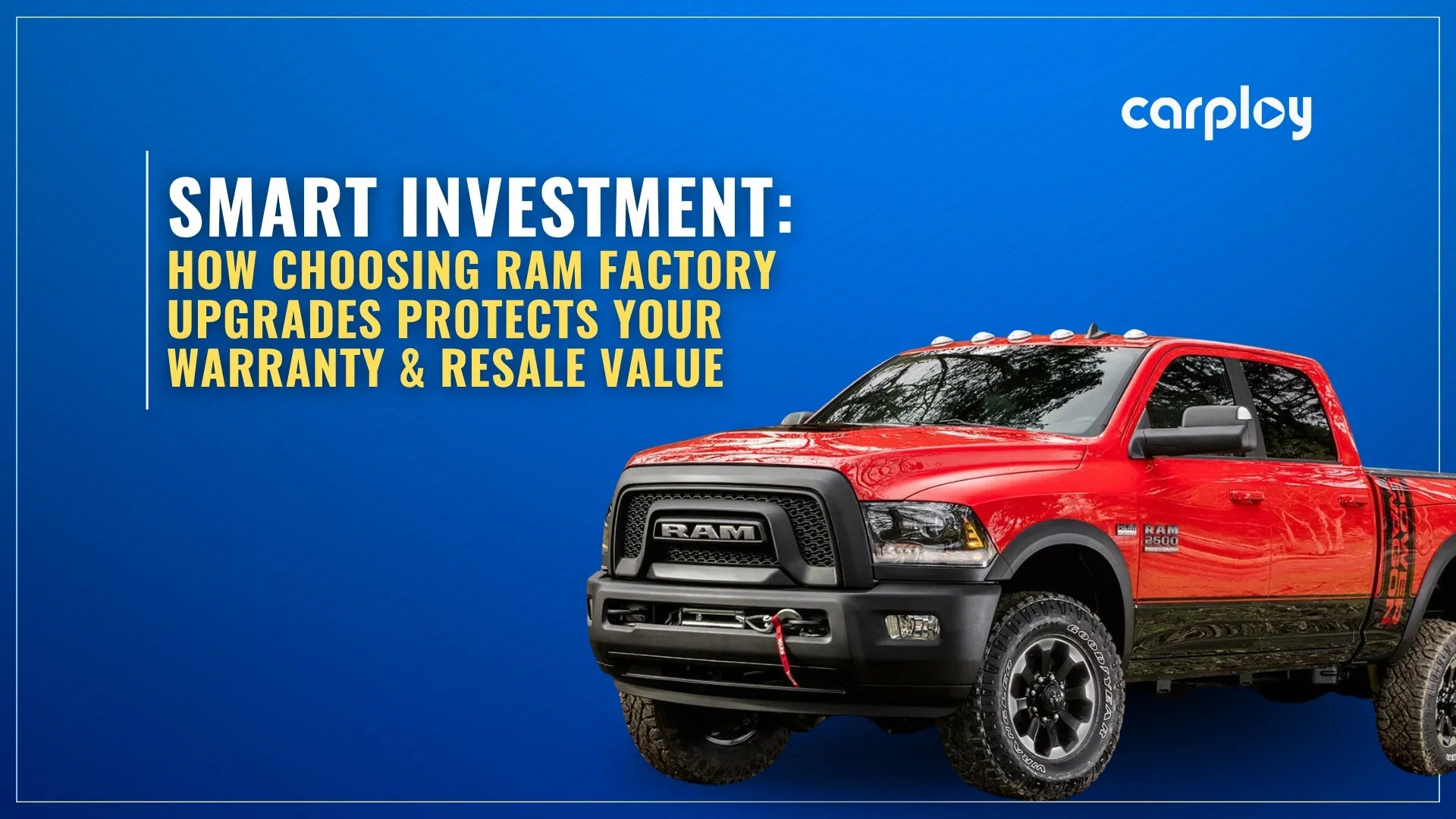 Smart Investment: How Choosing Ram Factory Upgrades Protects Your Warranty & Resale Value