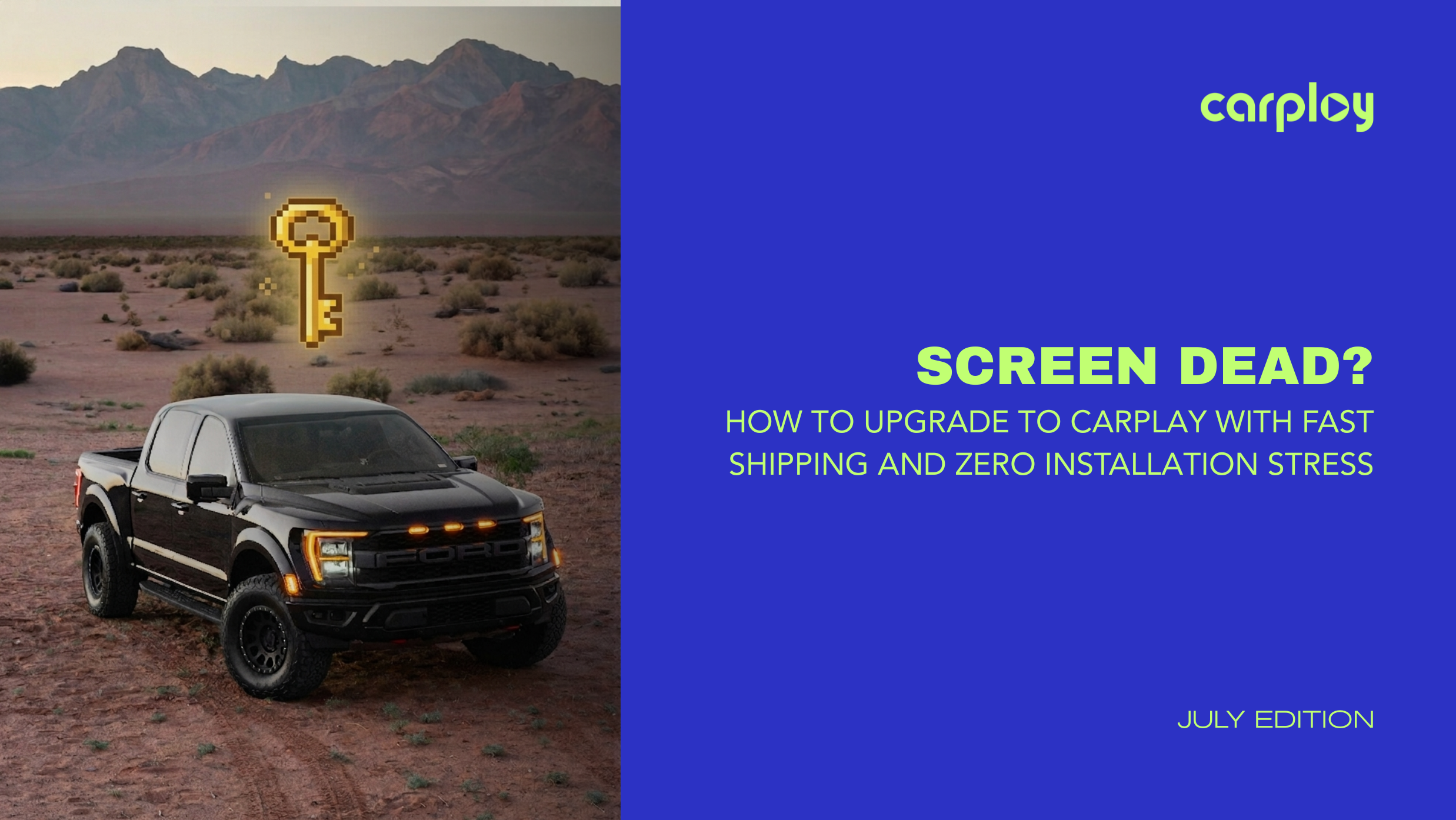 Screen Dead? How to Upgrade to CarPlay with Fast Shipping and Zero Installation Stress