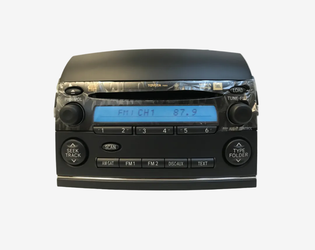 2004-2010 Toyota Sienna JBL Radio MP3 and 6 Disc CD Changer P1816