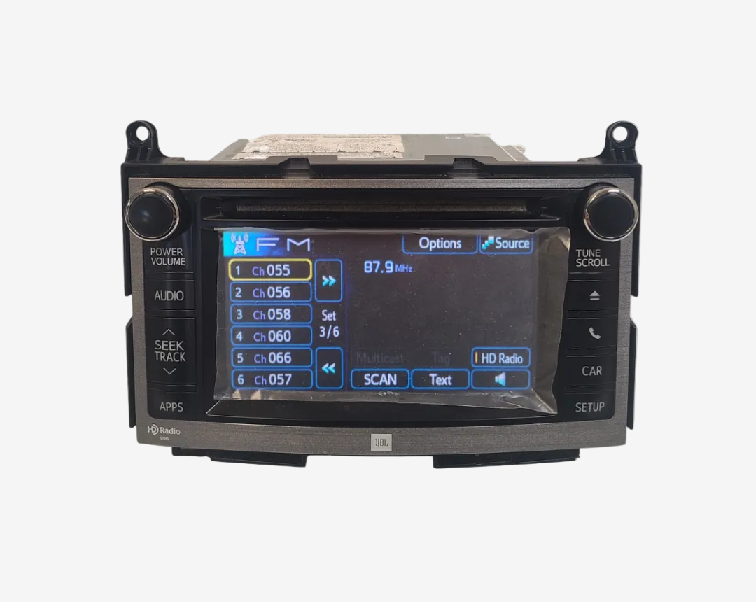 2012-2015 Toyota Venza OEM JBL Touch Screen AM FM HD App Radio