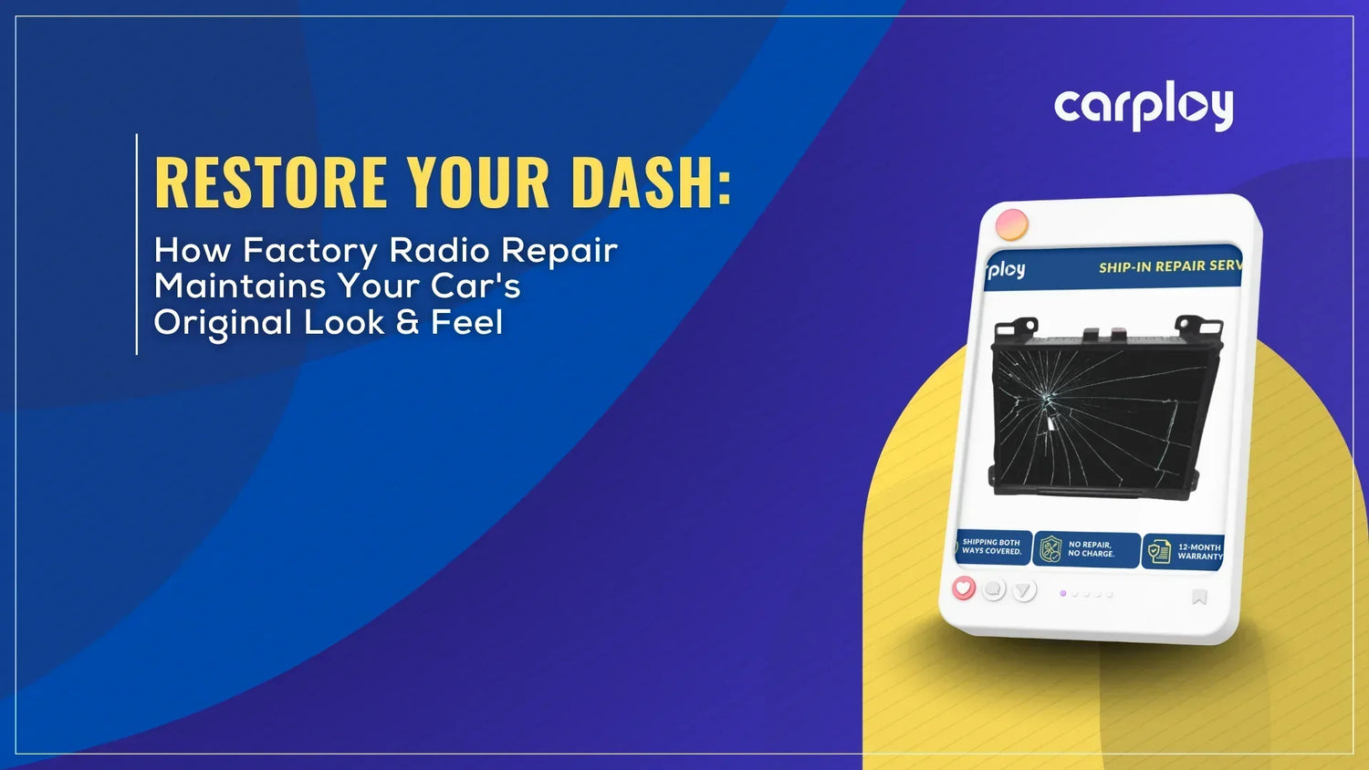 Restore Your Dash: How Factory Radio Repair Maintains Your Car’s Original Look & Feel
