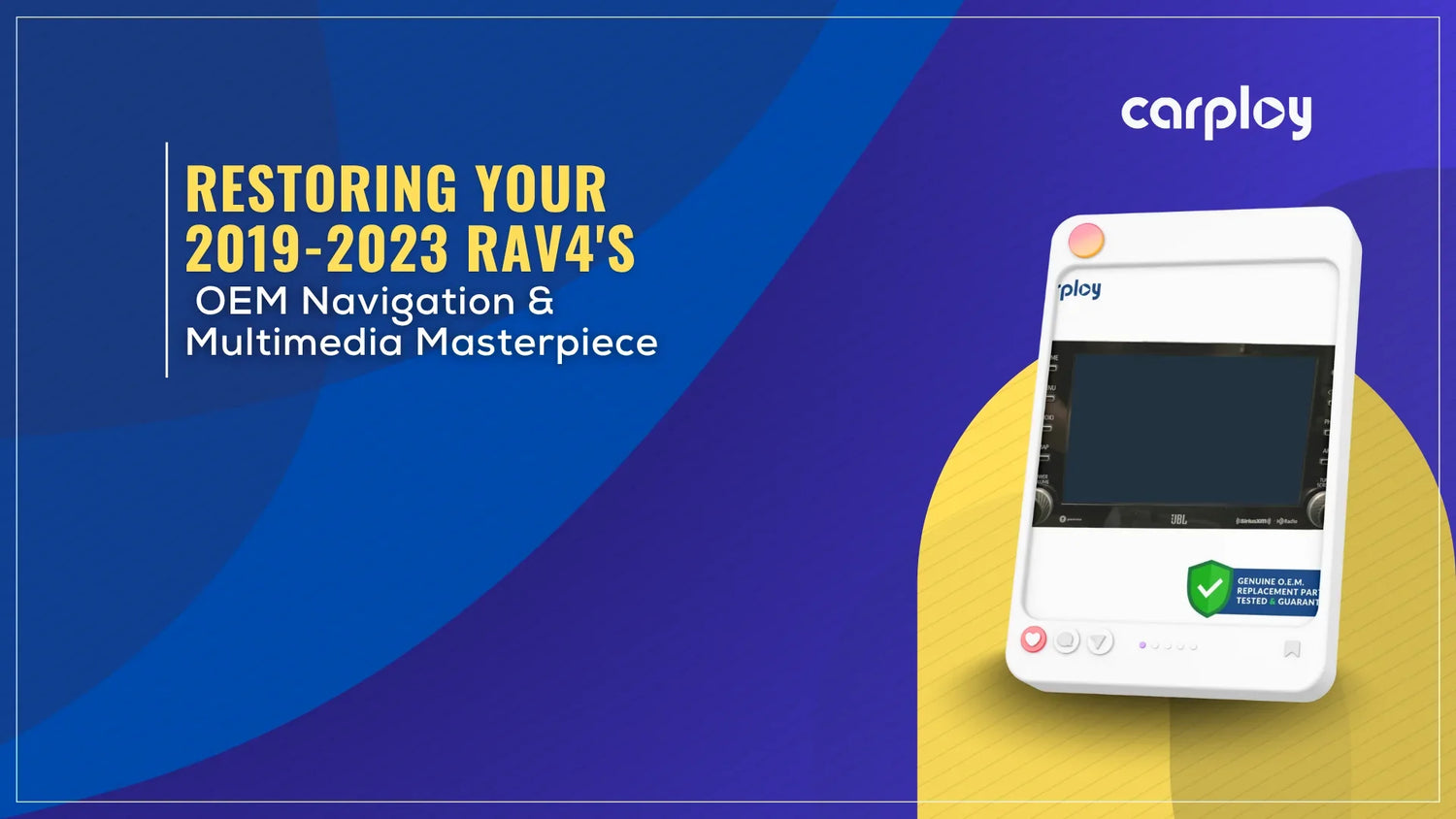 Restoring Your 2019-2023 RAV4 OEM Navigation & Multimedia Masterpiece