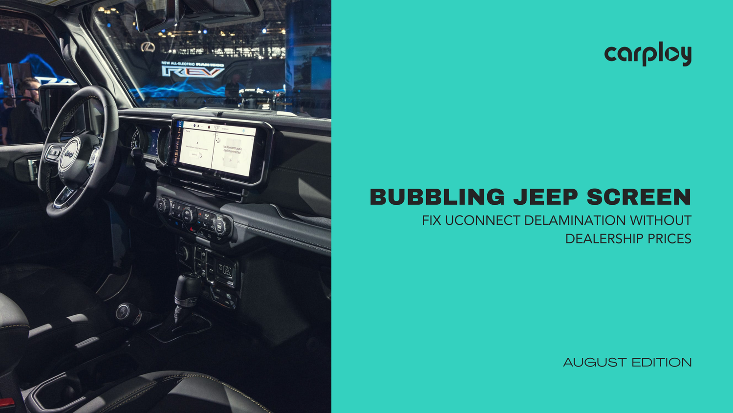 Bubbling Jeep Screen? Fix Uconnect Delamination Without Dealership Prices