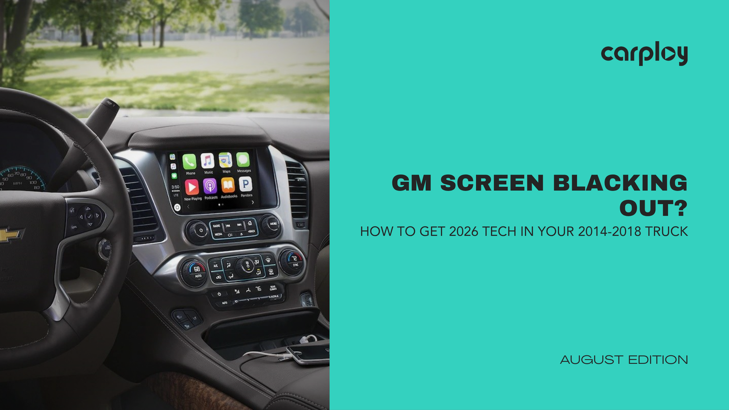 GM Screen Blacking Out? How to Get 2026 Tech in Your 2014-2018 Truck