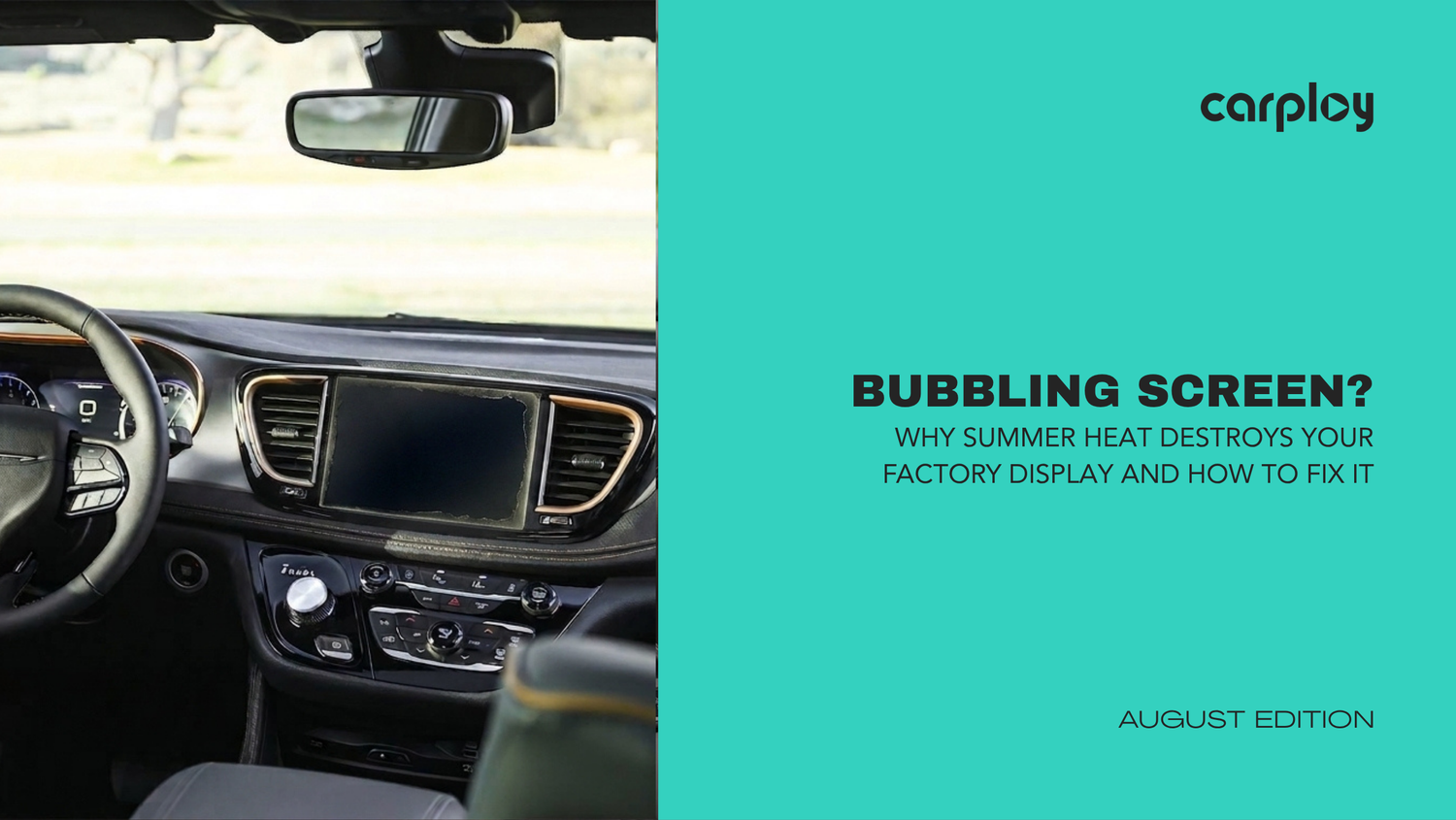 Bubbling Screen? Why Summer Heat Destroys Your Factory Display and How to Fix It
