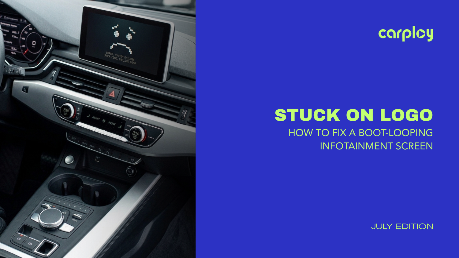 Stuck on the Logo? How to Fix a Boot-Looping Infotainment Screen