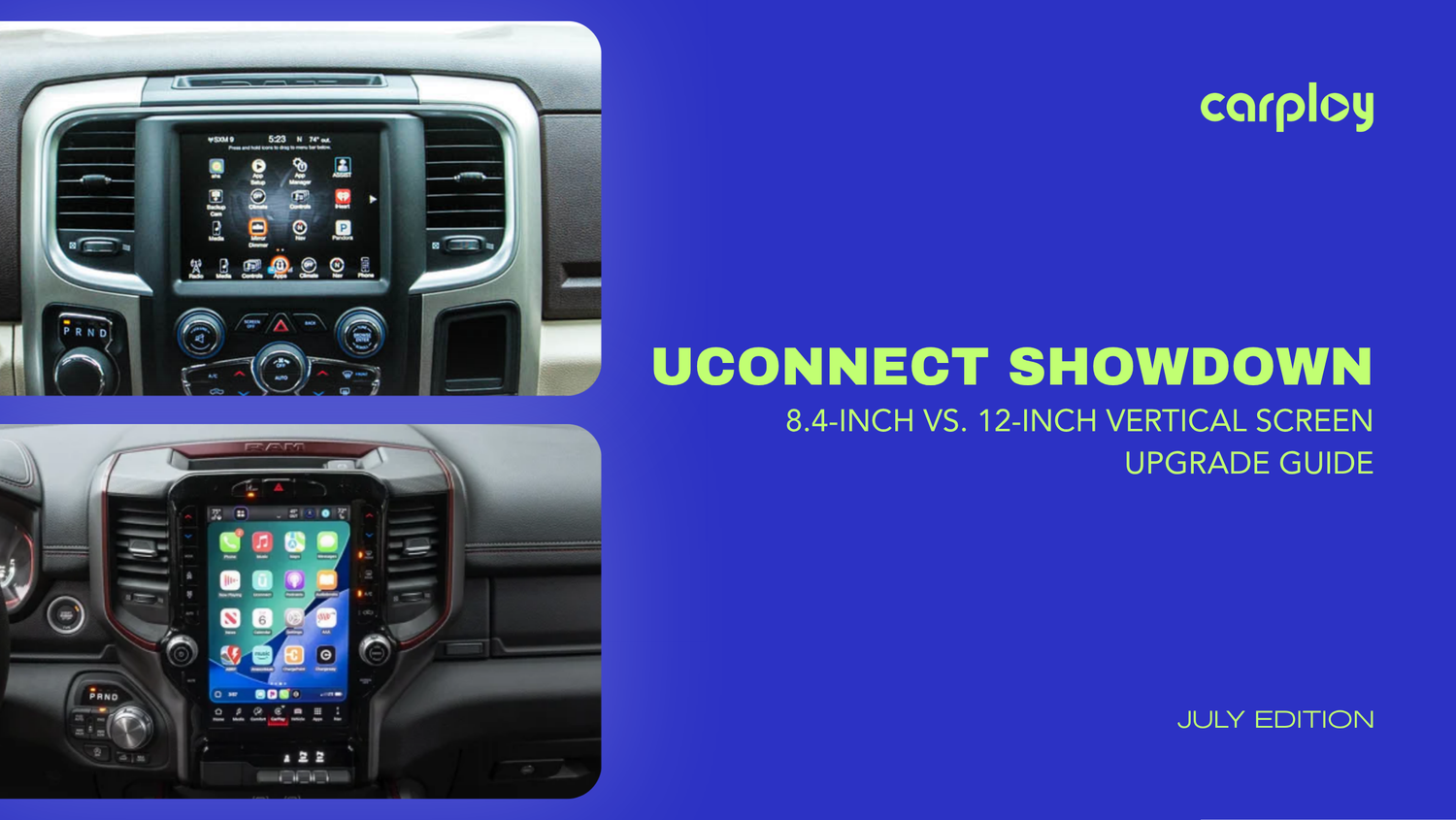 Uconnect Showdown: 8.4-Inch vs. 12-Inch Vertical Screen Upgrade Guide