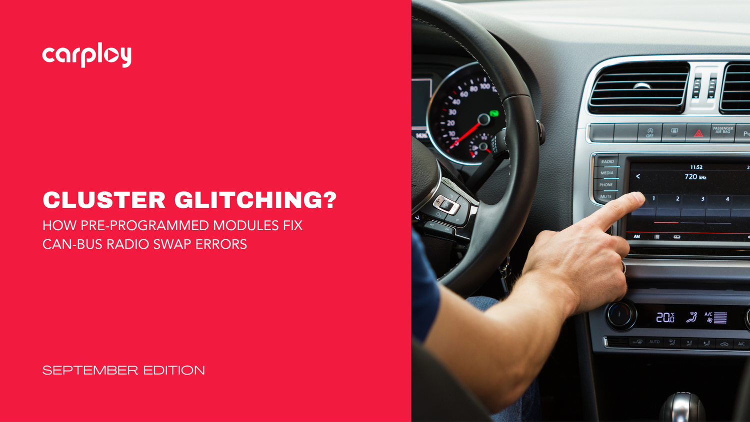 Cluster Glitching? How Pre-Programmed Modules Fix CAN-Bus Radio Swap Errors