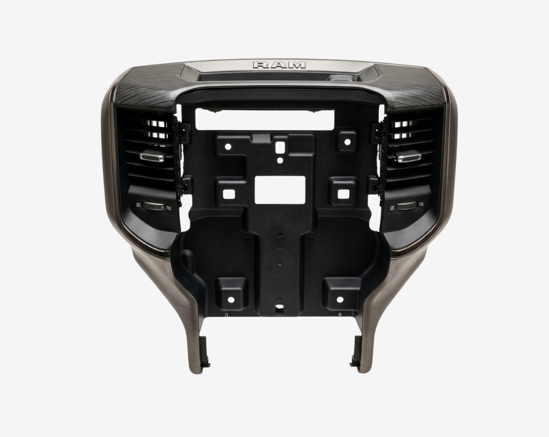 12" Ram Truck Screen Bezel Shroud W/AC Vents