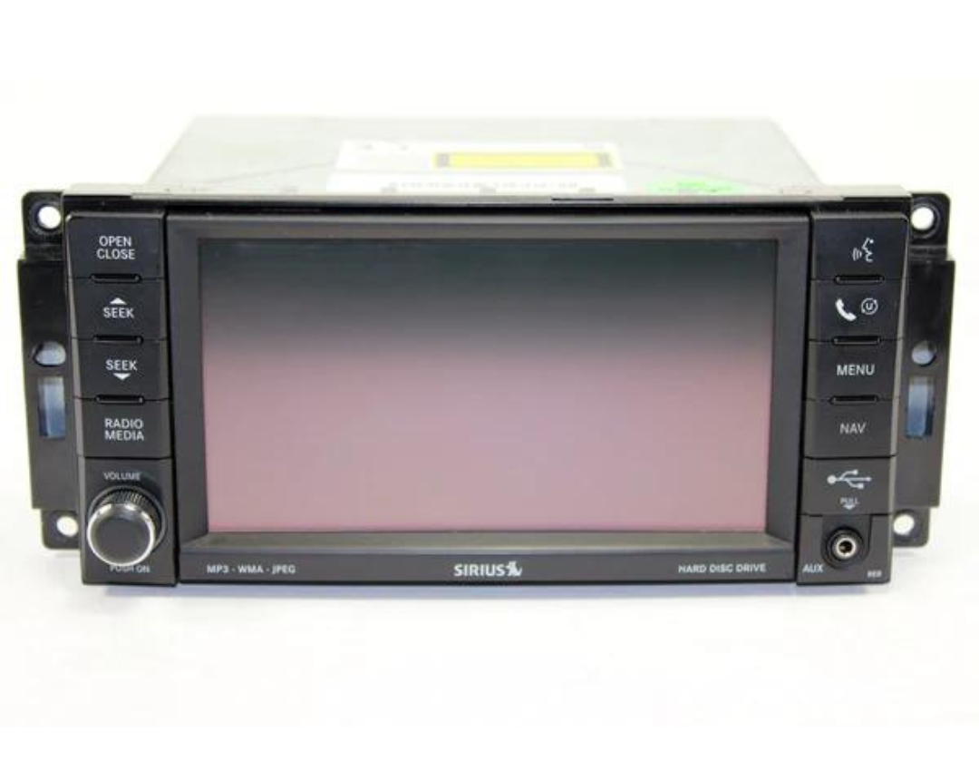 Factory OEM RER 730N Navigation Radio with Plug & Play installation for your 2010 Dodge Ram 2500 3500. Pre-programmed to your Vehicle's Identification Number (VIN).