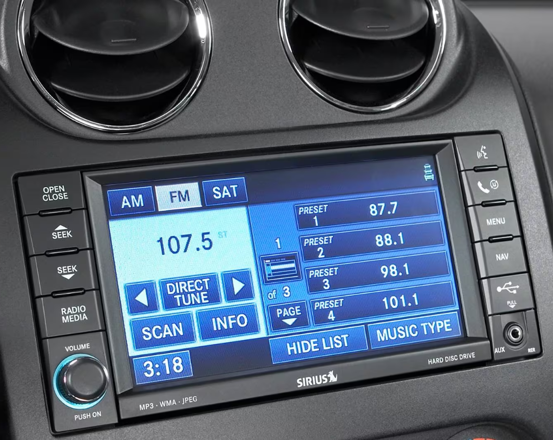 2009-2010 Jeep Compass GPS Navigation RER 730N Radio