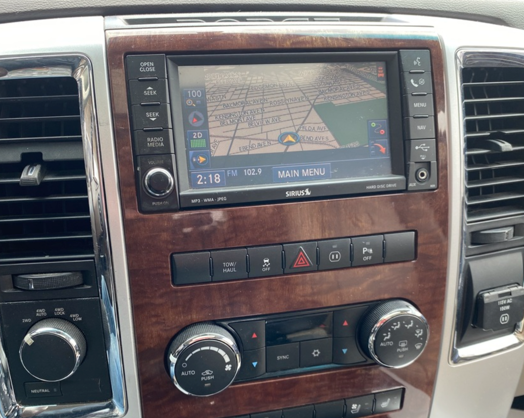 2009-2012 Ram 1500 2500 3500 GPS Navigation RHR 730N Radio Upgrade