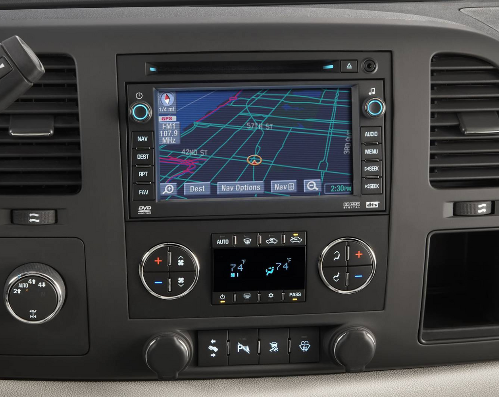Autoradio GPS d'origine pour Chevrolet Silverado 2500/3500 HD (2010-2014)