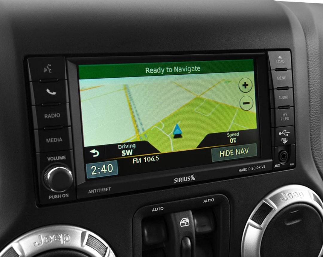 2011-2018 Jeep Wrangler JK GPS Garmin Navigation RHB 430N Radio