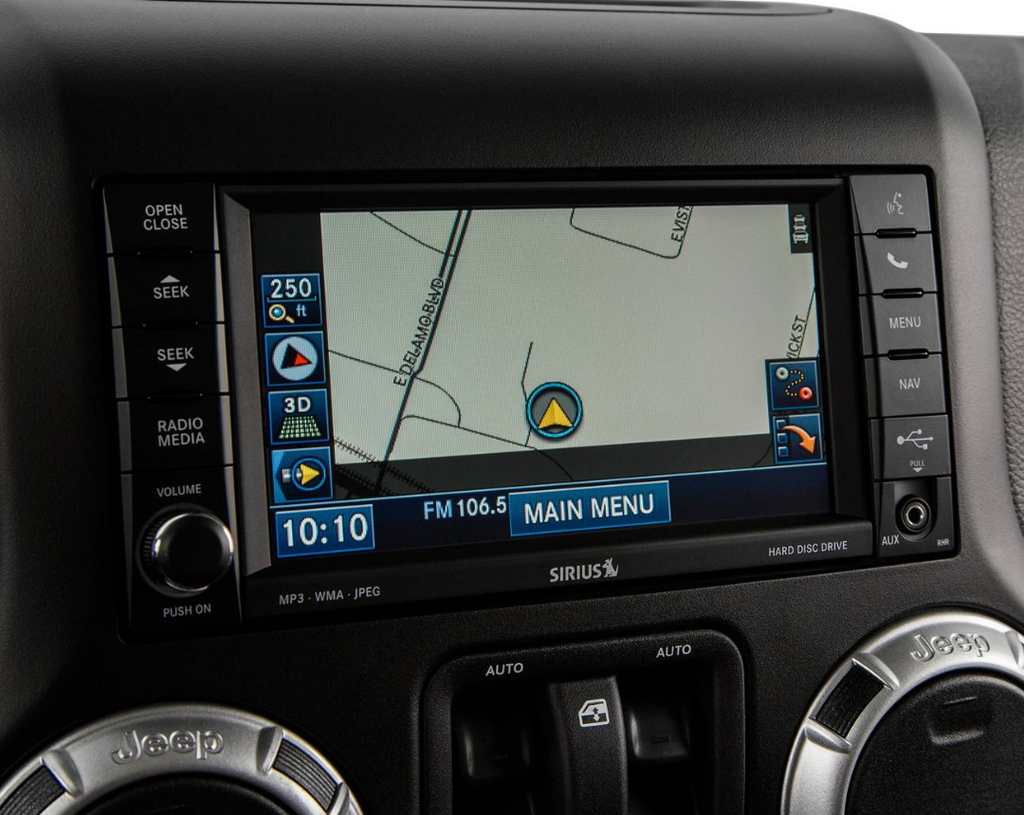 Autoradio GPS RHR 730N pour Jeep Wrangler JK (2011-2018)