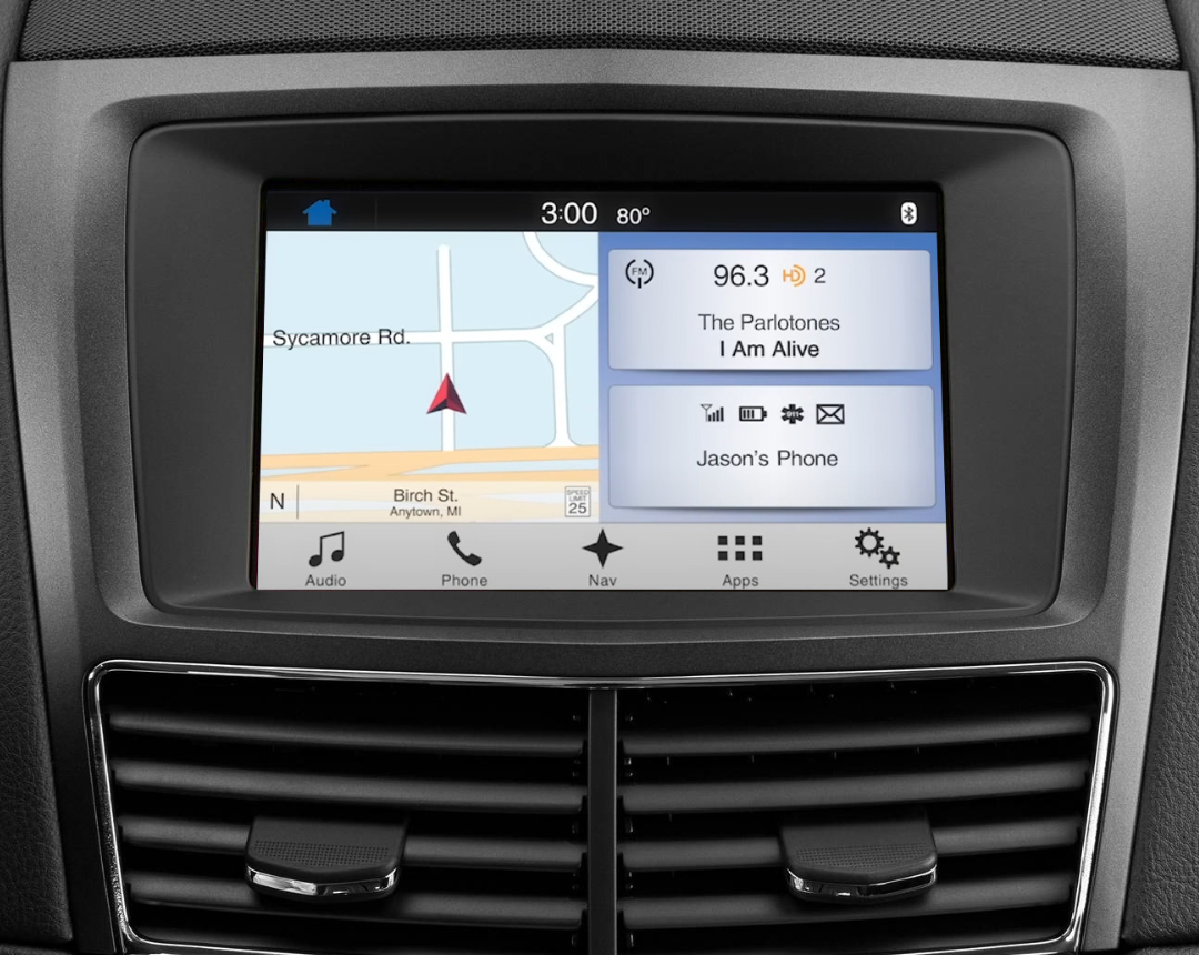 Lincoln MKT 2013-2015 Sync 2 a Sync 3 con actualización de Apple CarPlay y Android Auto