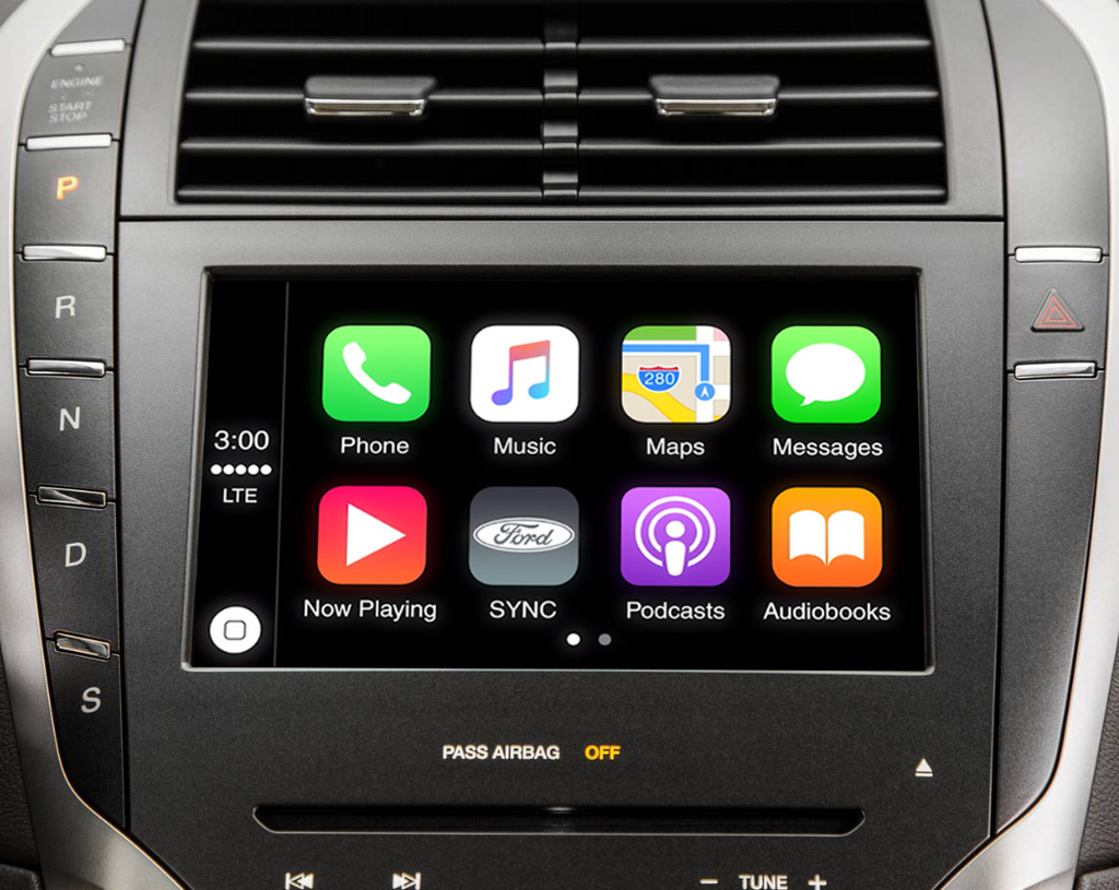 Lincoln MKZ 2013-2016 Sync 2 a Sync 3 con actualización de Apple CarPlay y Android Auto