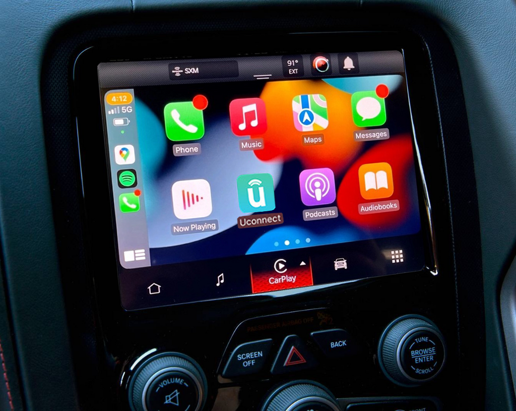 Dodge Viper 8.4 UConnect 5C 2013-2017 con navegación GPS, radio UBZ y Apple CarPlay y Android Auto inalámbricos
