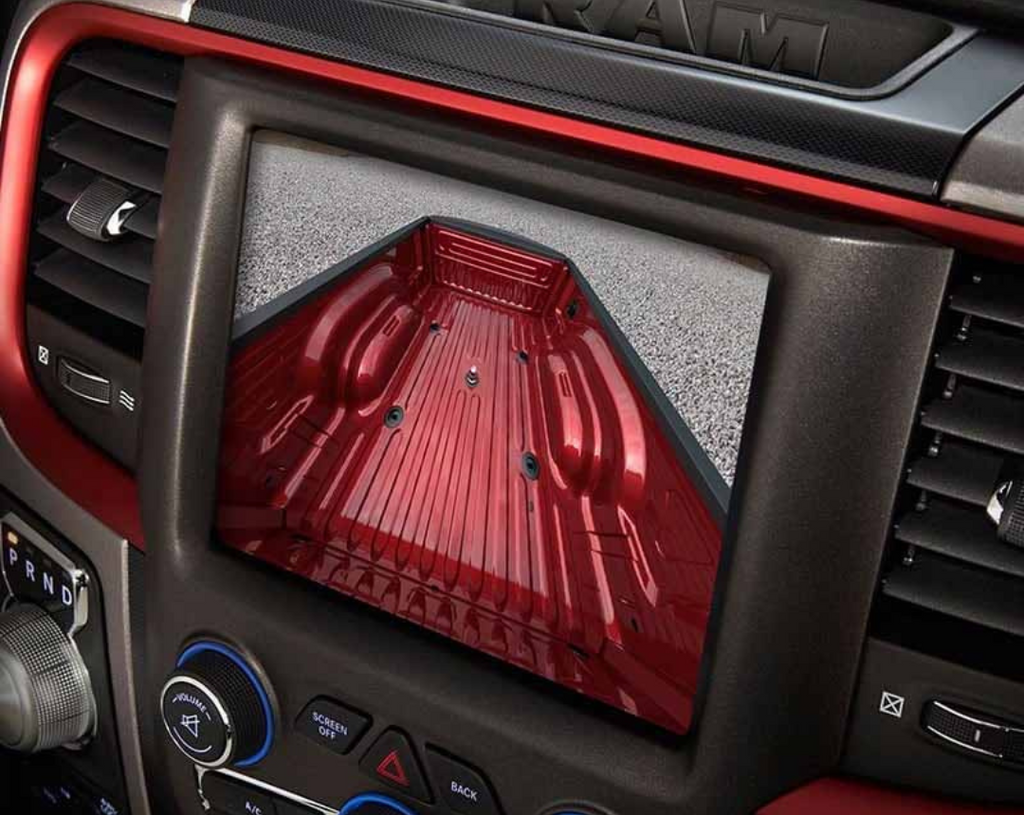 Kit de caméra de chargement avec troisième feu stop à DEL d'origine pour Ram Heavy Duty 2019-2021