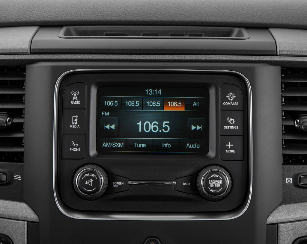 Autoradio multimédia UConnect RA2 pour camions Ram 5.0 (2013-2023)