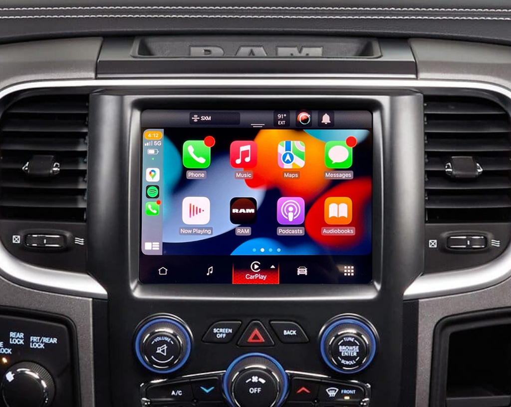 Camionnette Ram 2013-2023 : système de navigation UConnect UBZ de 8,4 pouces avec Apple CarPlay et Android Auto sans fil (5C NAV).