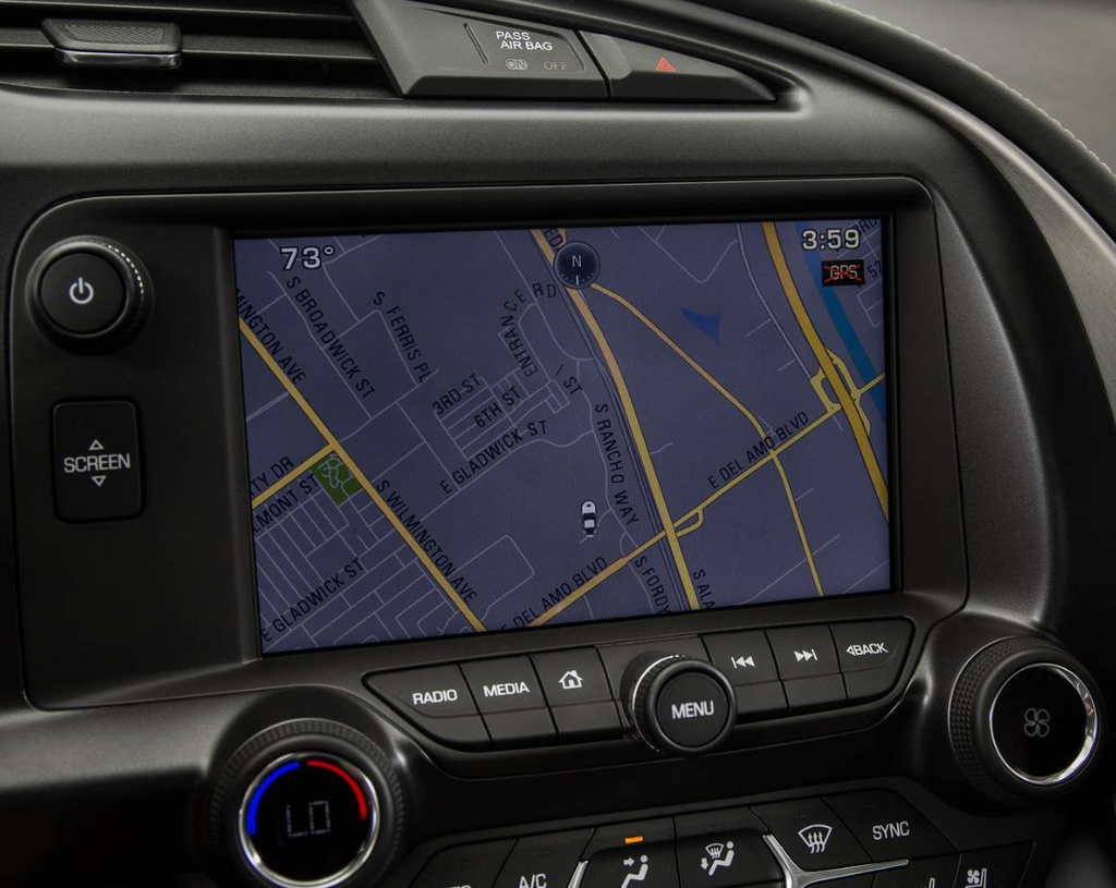 Mise à niveau du système de navigation GPS MyLink® IO6 pour Chevrolet Corvette 2016-2019