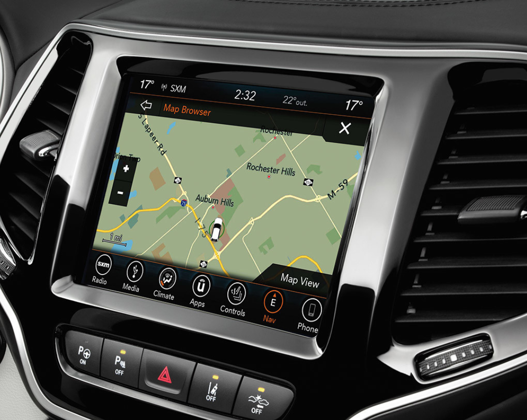2014-2018 Jeep Cherokee 8.4 Radio RA4 VP4 NAV UConnect Upgrade – CarPlayNav