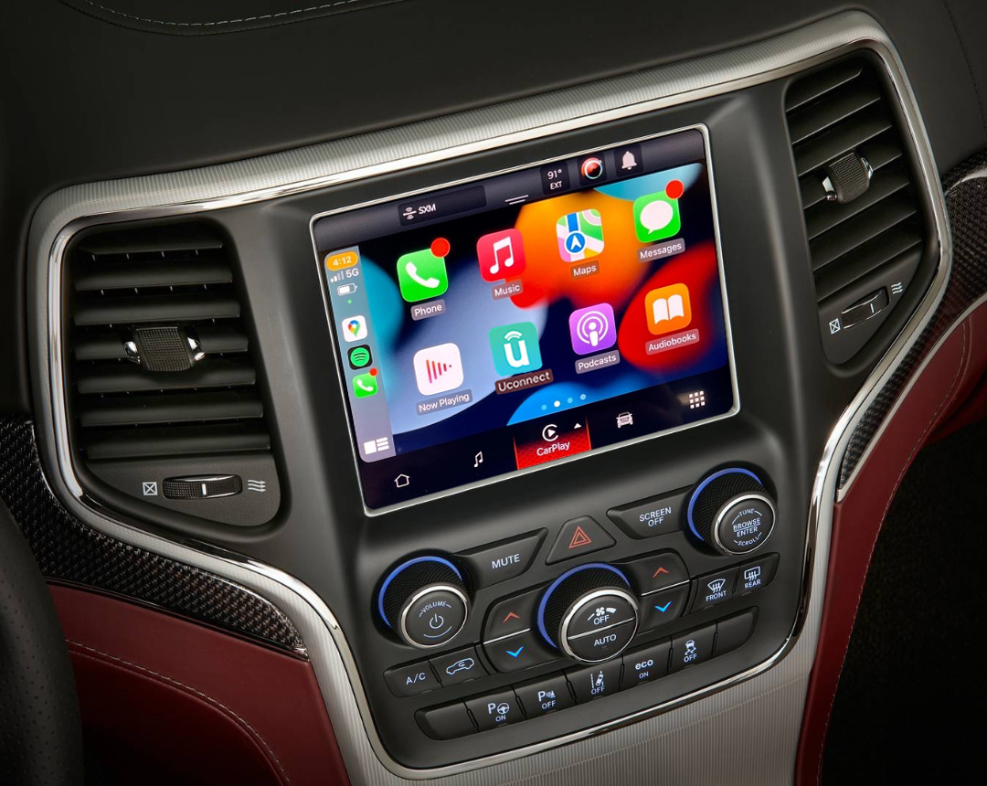 2014-2022 Jeep Grand Cherokee 8.4 UConnect 5C GPS Navigation UBZ Radio with Wireless Apple CarPlay & Android Auto