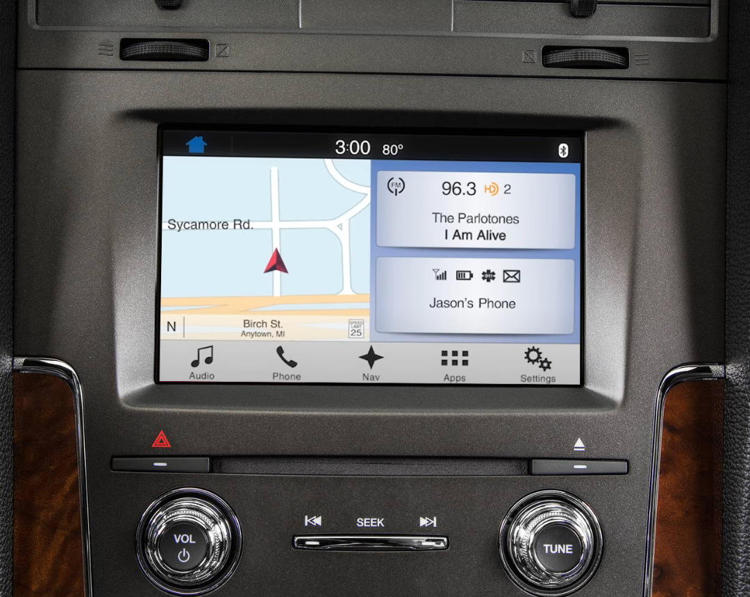 Actualización de Lincoln Navigator Sync 2 a Sync 3 con Apple CarPlay y Android Auto 2015