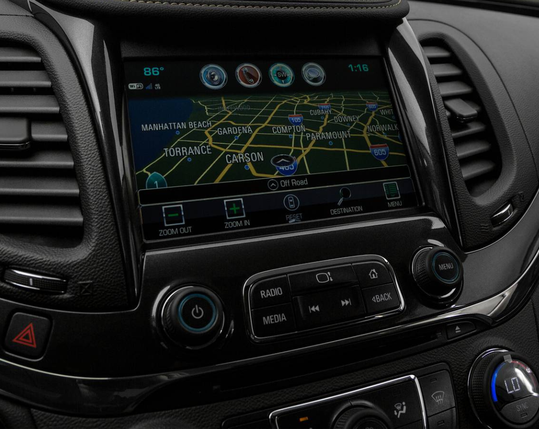 2016-2020 Chevrolet Impala MyLink® IO6 GPS Navigation Radio Upgrade