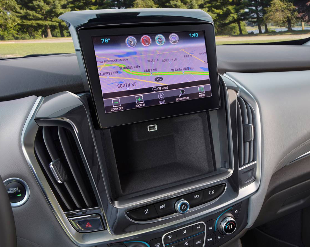 Chevy Navigation System 2018-2019 Chevrolet Traverse MyLink® IO6 GPS Navigation Radio Upgrade ...
