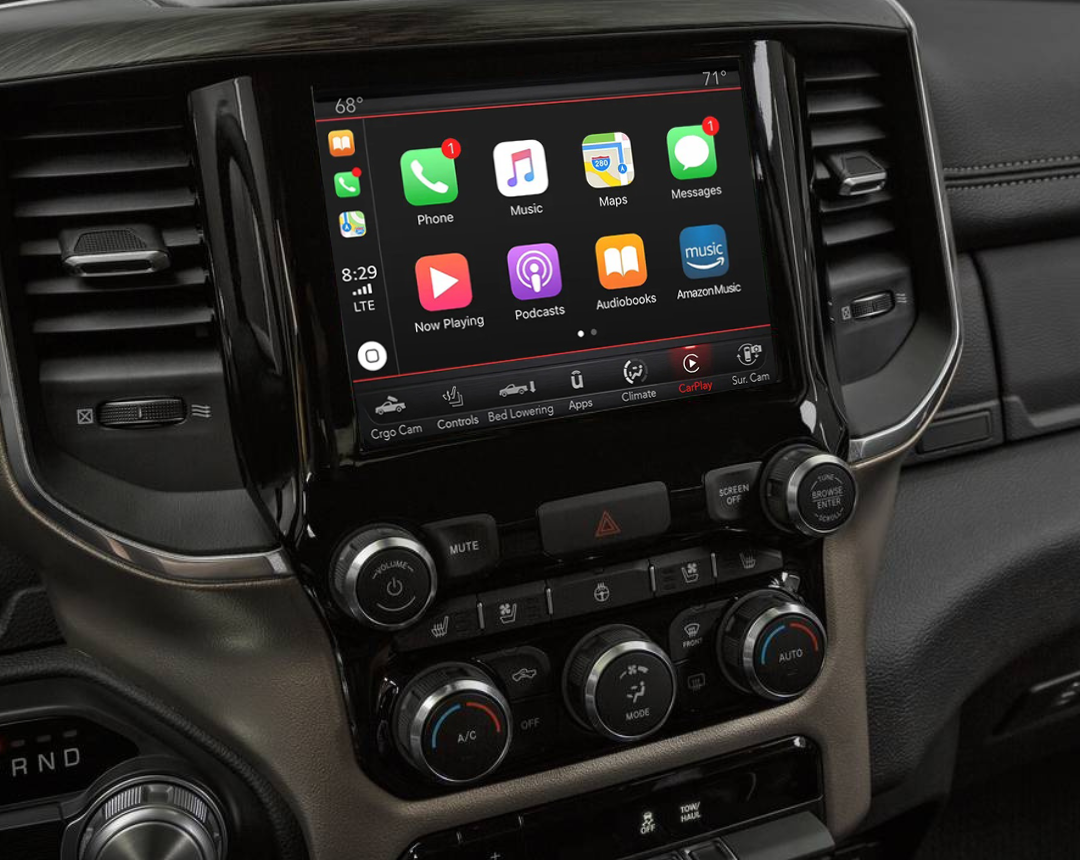 2019-2021 Ram 1500 UAV Radio Uconnect 4C NAV with 8.4-Inch Display including Apple CarPlay & Android Auto Upgrade