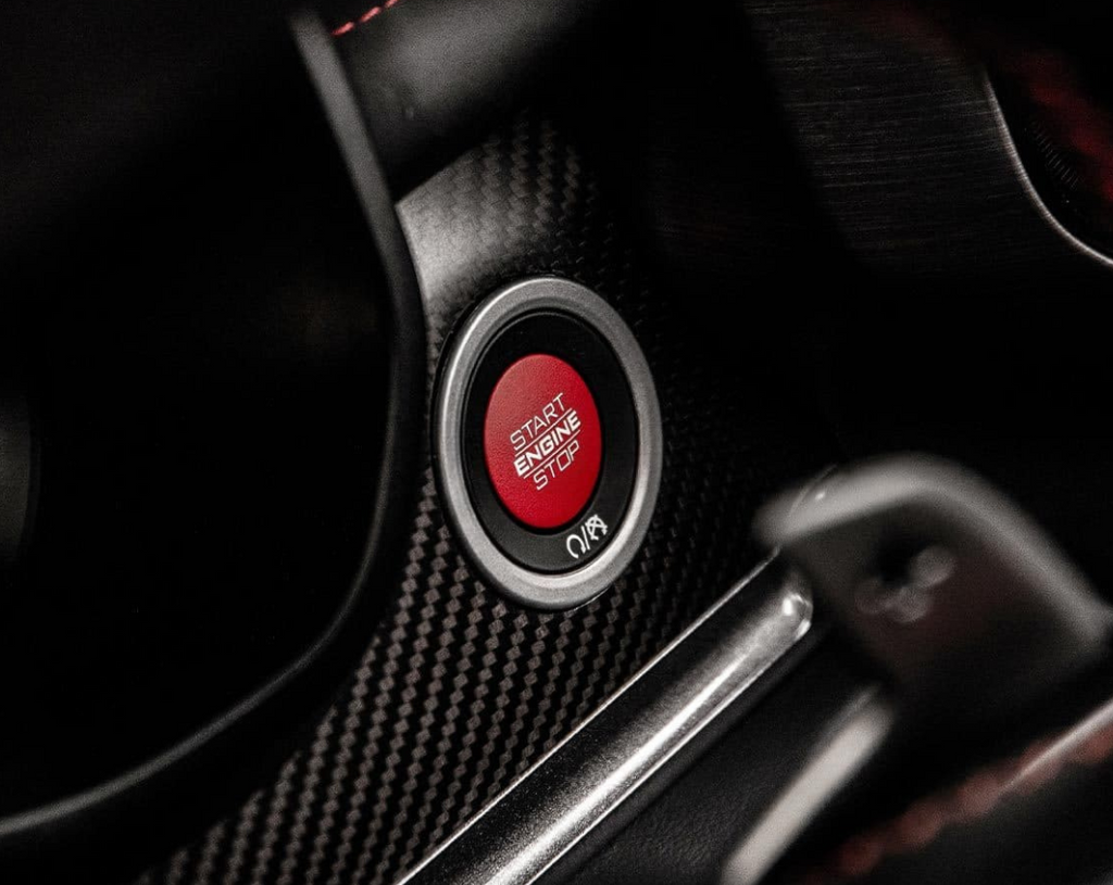 2019-2023 Ram 1500 2500 3500 OEM Red TRX Style Push-to-Start Button Upgrade