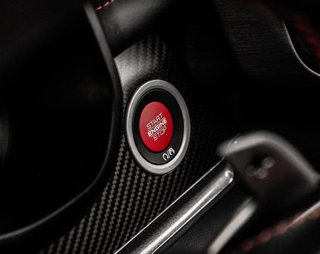 2019-2023 Ram 1500 2500 3500 OEM Red TRX Style Push-to-Start Button Upgrade