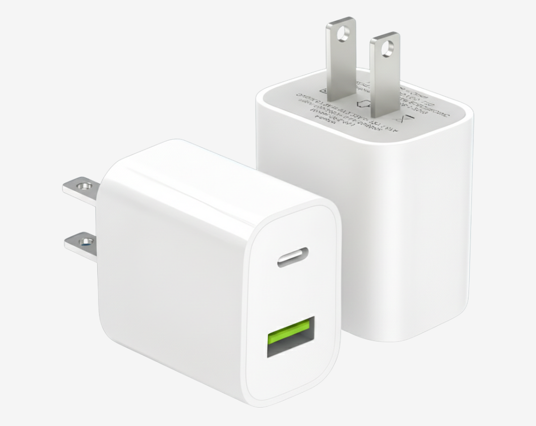 20W Dual Port Fast Charger Power Outlet (USB-C & USB-A) for Car/Vehicle