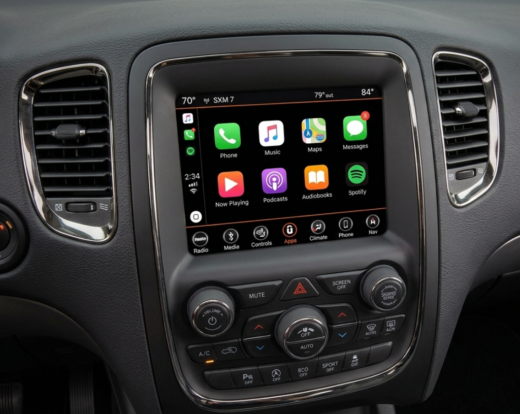 2014-2020 Dodge Durango GPS Navigation 8.4 4C NAV UAQ Radio With Apple CarPlay & Android Auto