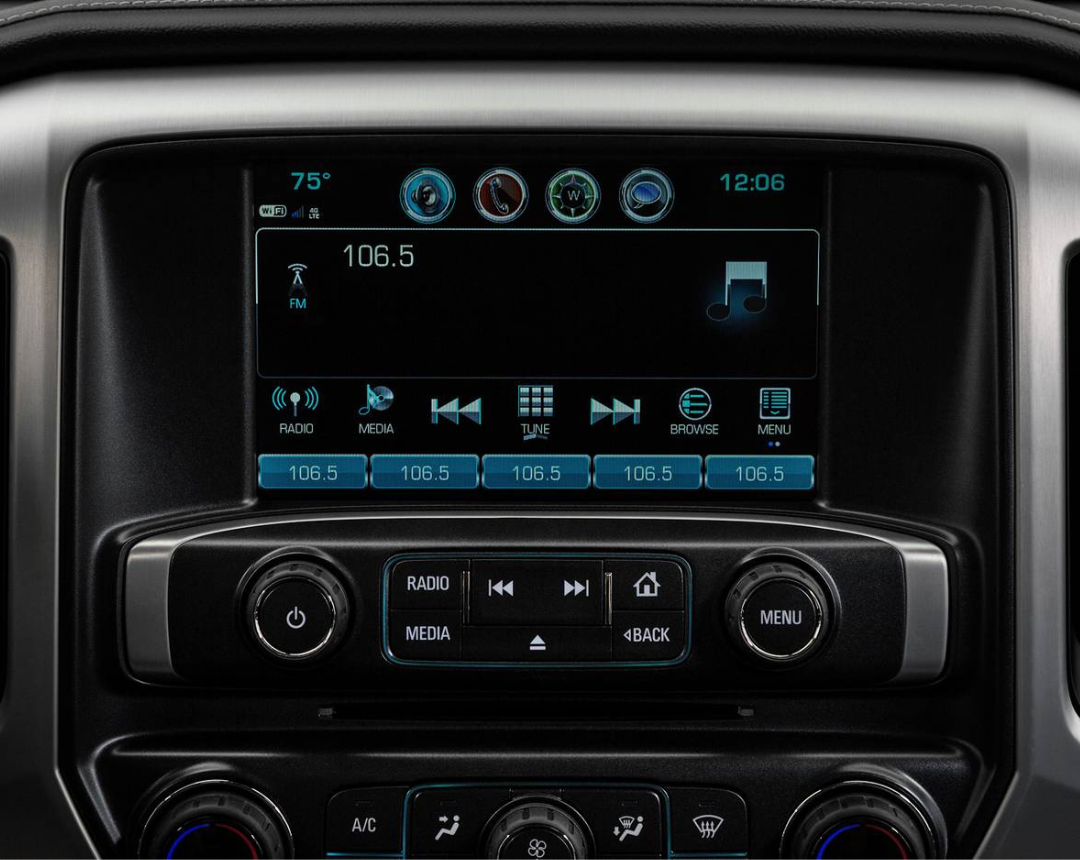 2014-2018 GMC Sierra 1500 2500 3500 HD 4" to 8" Touchscreen Radio Upgrade