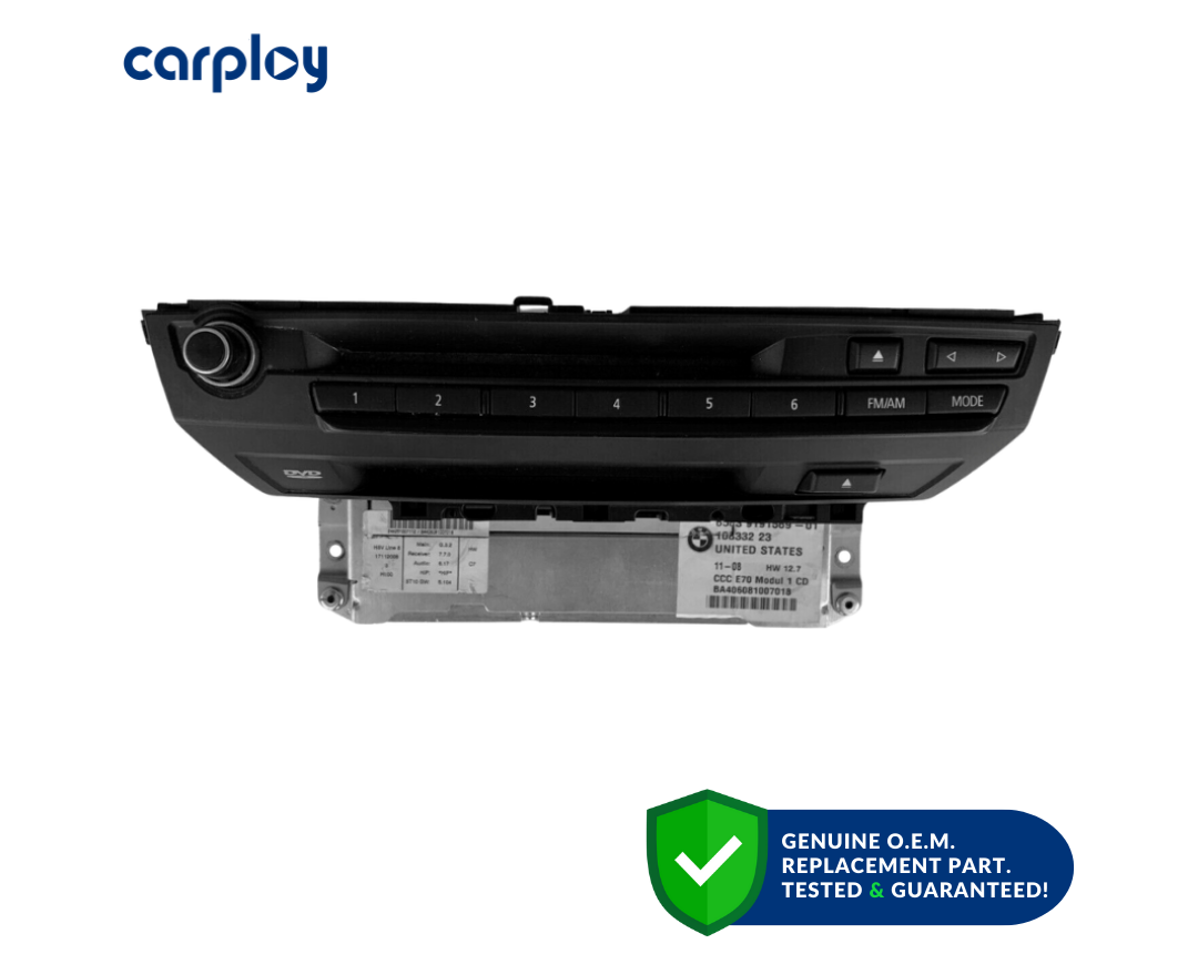 BMS1074 2007-2009 BMW X5 X6 Radio AM FM Receiver MP3 Navigation DVD CD Player OEM Logic 7