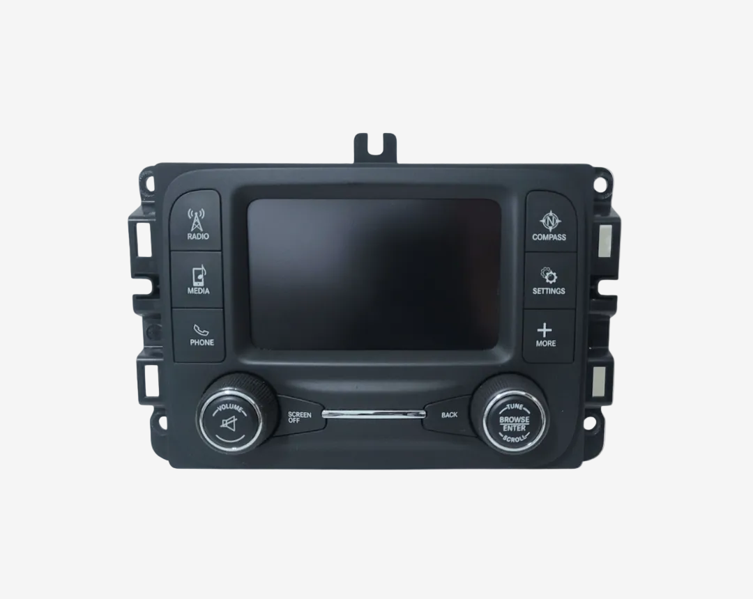 CHS01133 - 5” FCA Mopar RA2 UConnect™ Touchscreen Radio for Ram Truck [SiriusXM _ Bluetooth _ Backup Camera]