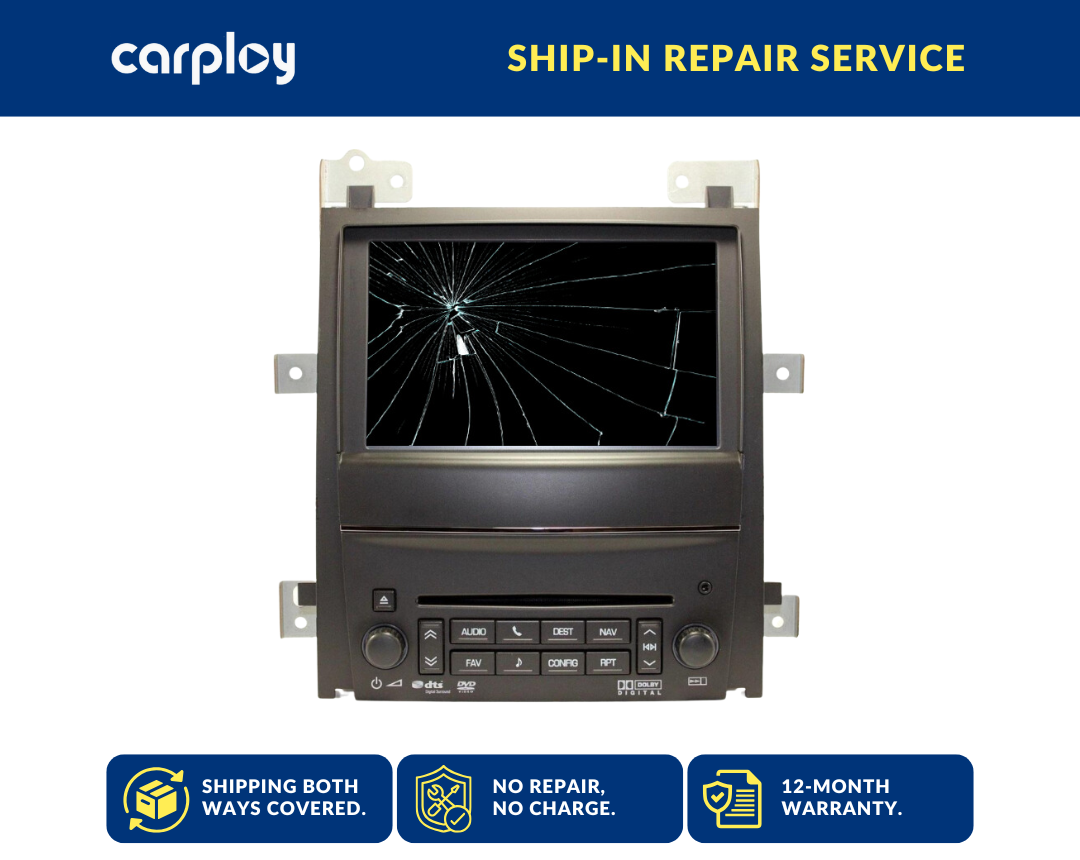 Cadillac Escalade Delphi SuperNav GPS Navigation Radio - Repair Service