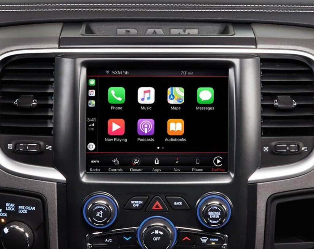 Camion Ram 2013-2025, écran tactile 4C NAV UConnect UAQ de 8,4 pouces avec Apple CarPlay et Android Auto