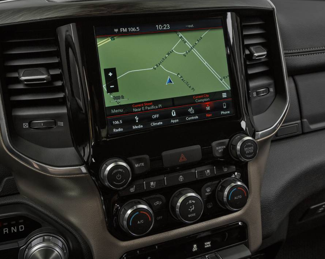 2019-2021 Ram 1500 UAV Radio Uconnect 4C NAV with 8.4-Inch Display including Apple CarPlay & Android Auto Upgrade