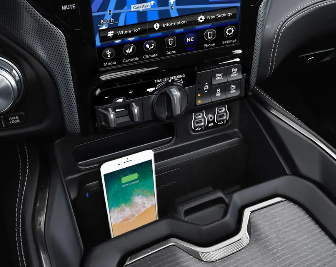 2019-2023 Ram Truck OEM Factory Center Console Wireless Charger Kit