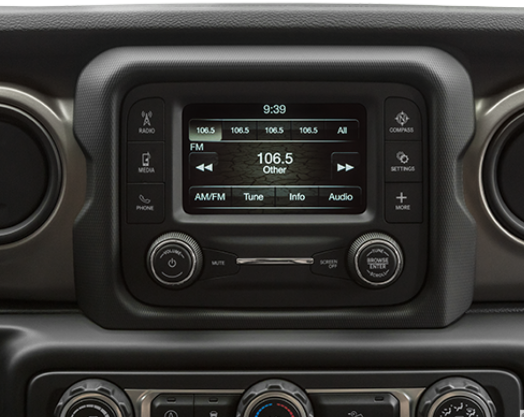 2018-2023 Jeep Wrangler JL SiriusXM UAA Radio Uconnect 3 with 5-Inch Display