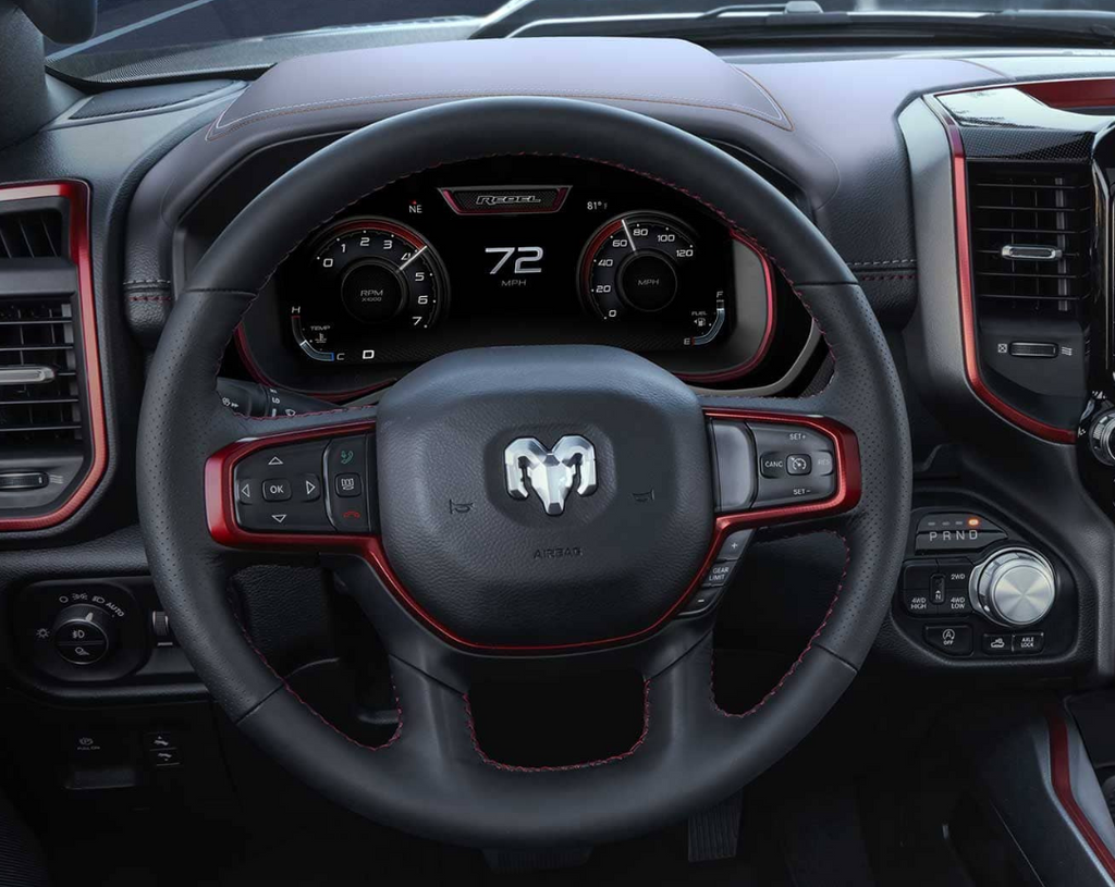 Ram 1500 2019-2025, velocímetro digital completo de 12 pulgadas, panel de instrumentos EVIC