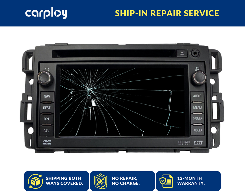Denso GMC Chevrolet GPS Navigation Radio - Repair Service