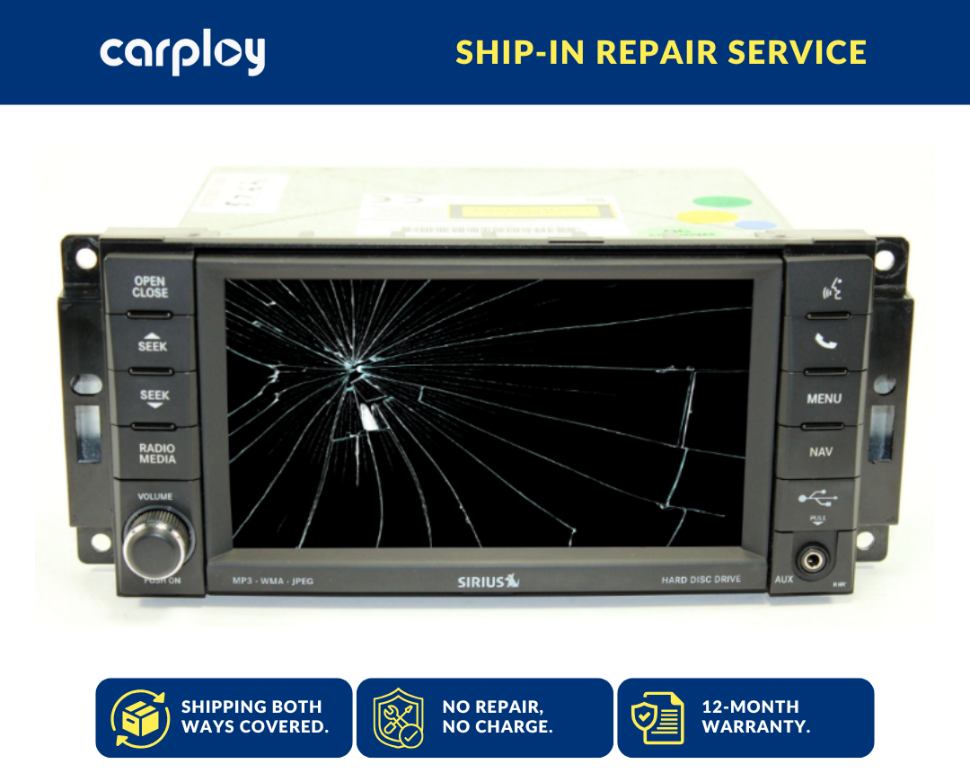 FCA Uconnect 730N RHR Or RER MyGIG GPS Navigation Radio - Repair Service