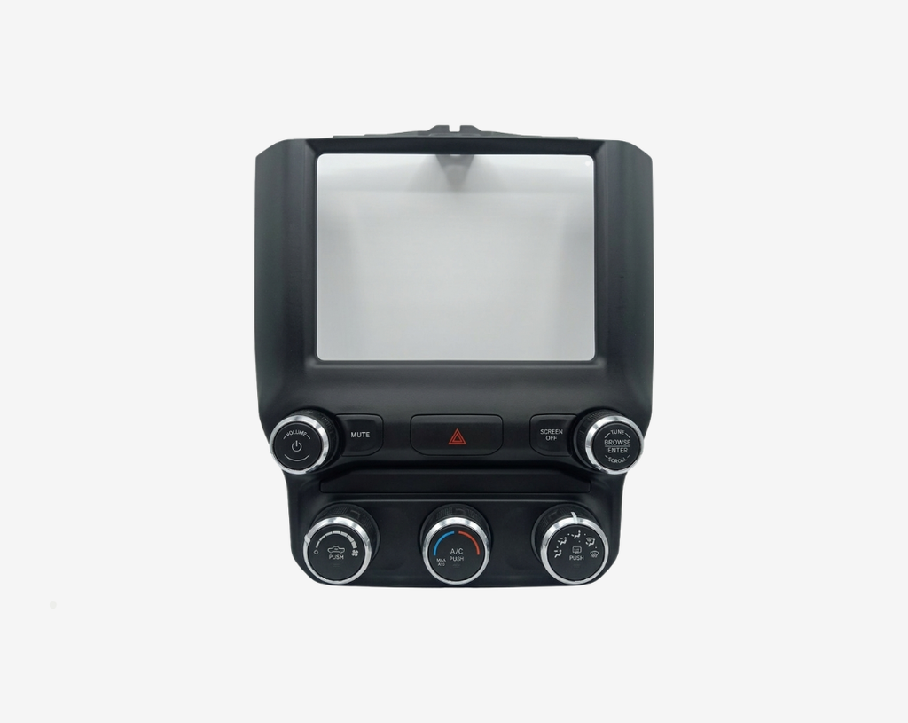 Garniture de cadre de commande de chauffage radio UAM pour camion Ram 8,4" [Nouveau style DT]