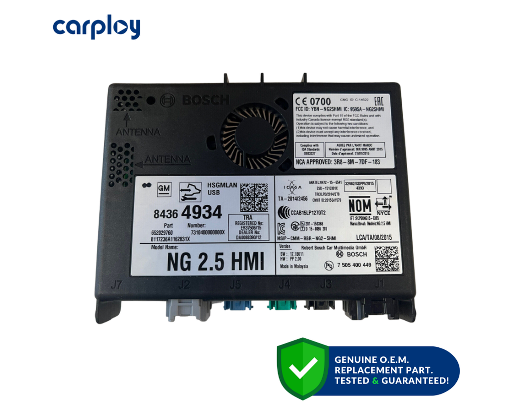 GM IO5 HMI Module – V2.5