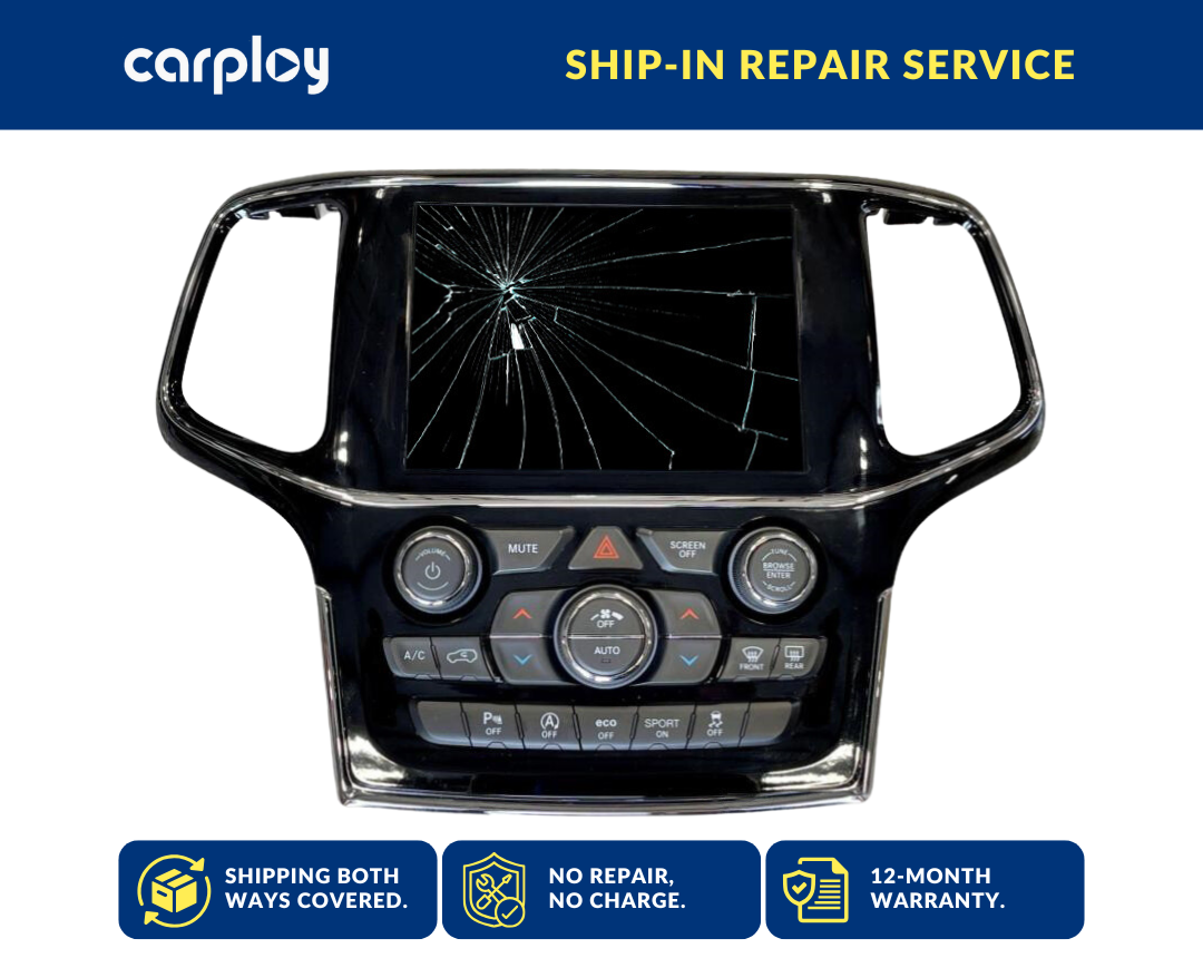 Jeep Grand Cherokee Uconnect 4C UAV 8.4-Inch Touchscreen Display - Repair Service